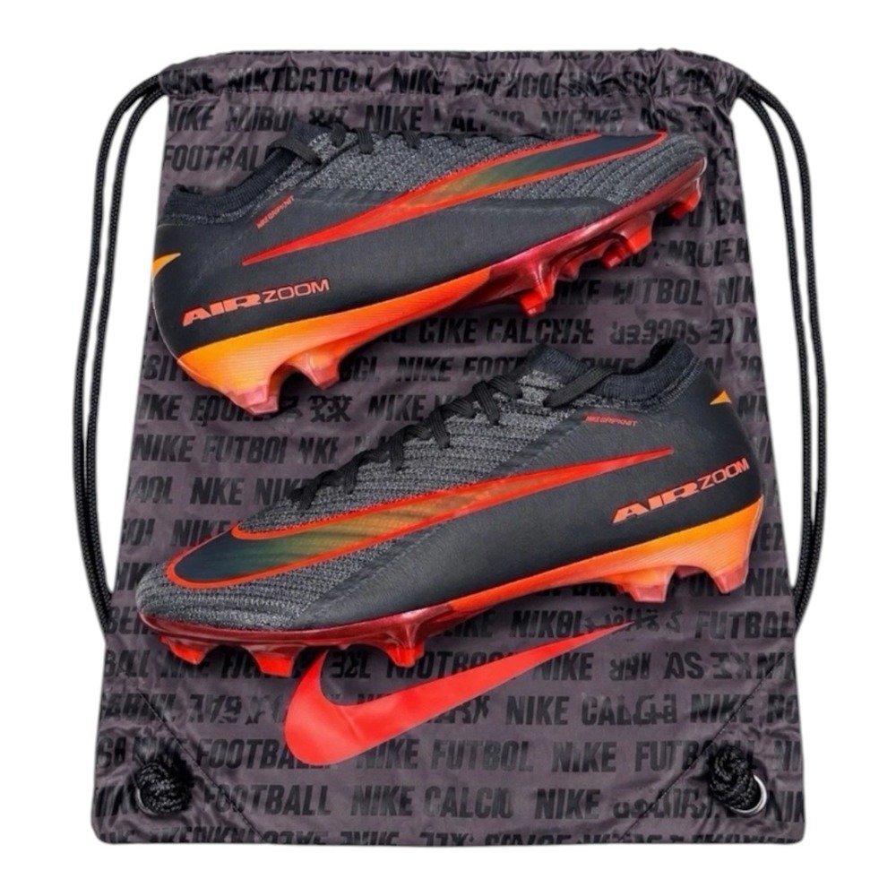 Nike Mercurial Vapor 16 Elite FG Cleats Black Crimson Men 4 / 5.5W IF4101 088